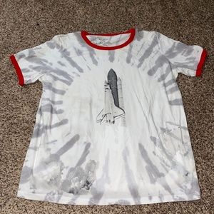 Tye-Dye Rocket Tee ❤️🤍🖤